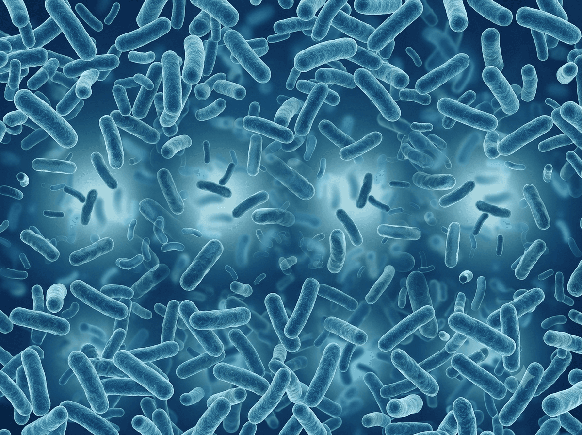 Macro photograph of probiotic Bacillus bacteria used in Ducura's biocontrol consortium